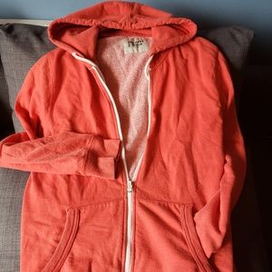 Red old navy zip up hoodie